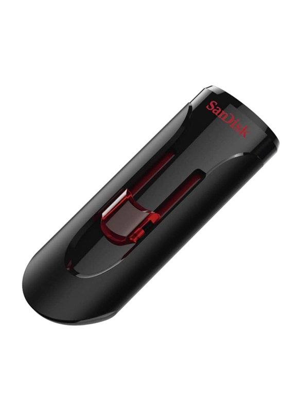 SanDisk 32GB Cruzer Glide USB 3.0 Flash Drive, Black/Red