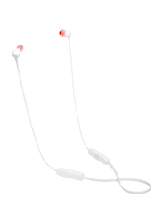 JBL Tune 115BT In-Ear Bluetooth Headphones, White