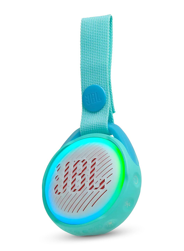 

JBL JR Pop Waterproof Portable Bluetooth Speaker for Kids, Teal