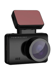 Powerology HD Car Dash Camera, 1080P, Black
