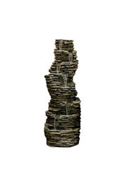 Danube Home Al Amber Polyresin Fountain, Mz13214gc, Brown