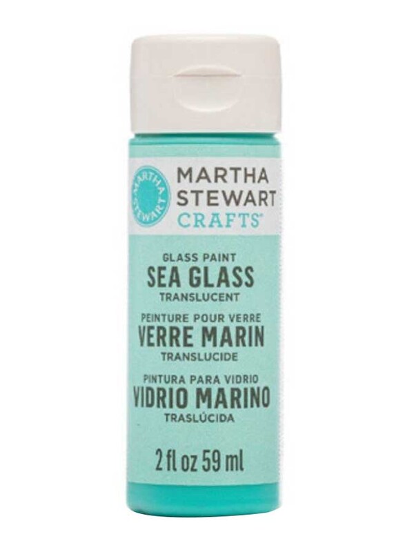 

Plaid Martha Stewart Sea Glass Paint, 59ml, Beach Glass Blue