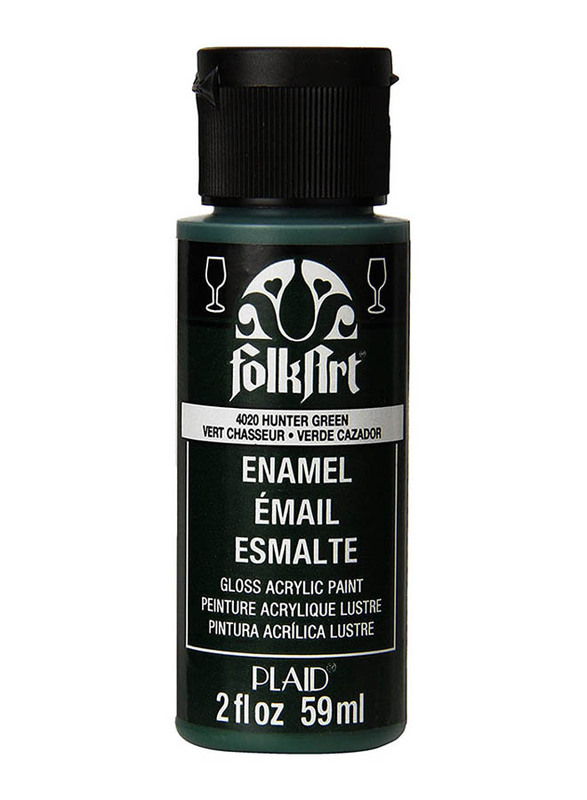 

Plaid FolkArt Enamel Gloss Acrylic Paints, 59ml, Hunter Green