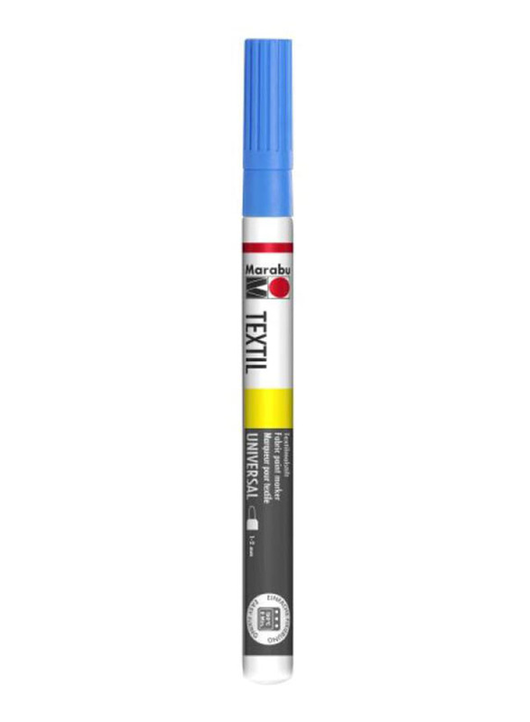 

Marabu Textil Paint Marker, 1-2mm, 095 Azure Blue