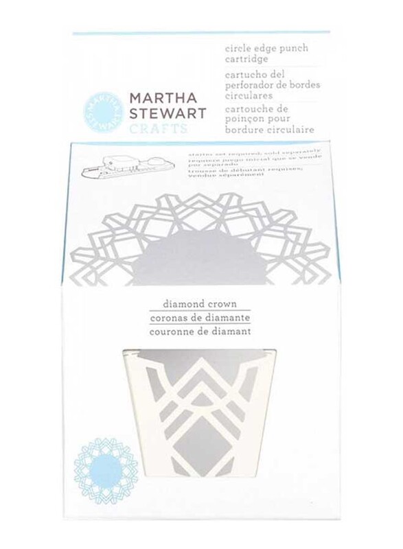 

Martha Stewart Diamond Crown Circle Border Cartridge, Beige