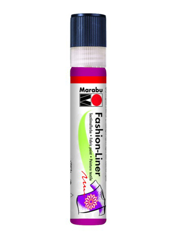 

Marabu Fashion Liner Fabric Paint, 25ml, 005 Raspberry