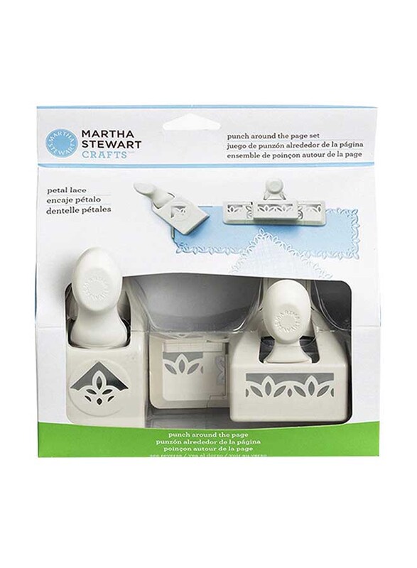 

Martha Stewart Petal Lace Punch Around the Page Combo Set, 2 Pieces, Beige