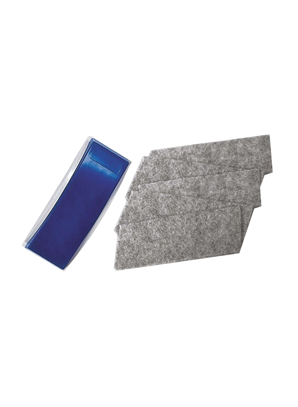 

Magnetoplan Blotter with 5 Blotting Papers, Blue/Grey