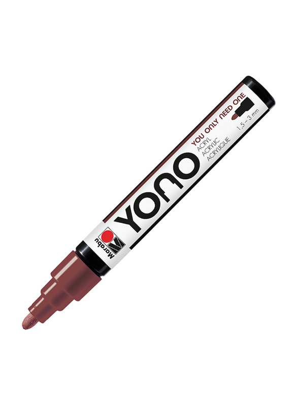 

Marabu Yono 1.5-3mm Acrylic Marker, Brown 285