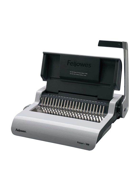 

Fellowes Pulsar + 300 Medium Duty Comb Binding Machine, White