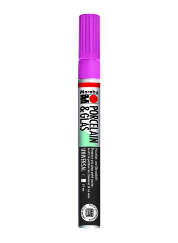 

Marabu Porcelain & Glas Paint Marker, 2-4mm, 005 Raspberry
