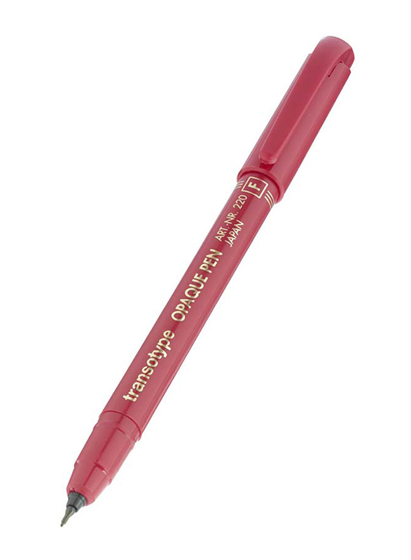 

Transotype 0.5mm Fine Opaque Pen, Red