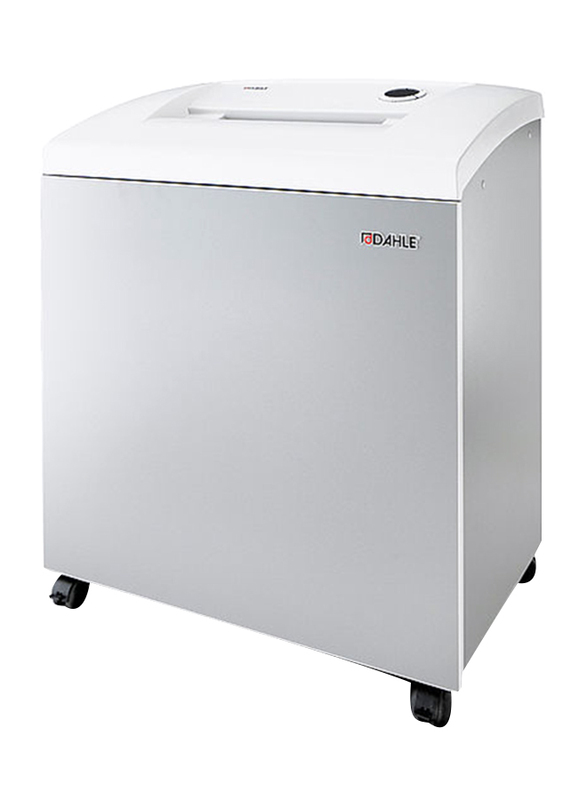 

Dahle 614 Security Level 6 Cross Cut Paper Shredder, White/Grey