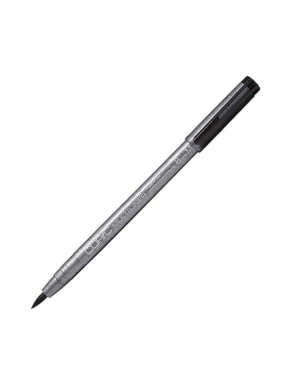 

Copic Multiliner Classic Medium Brush Pen Markers, Black