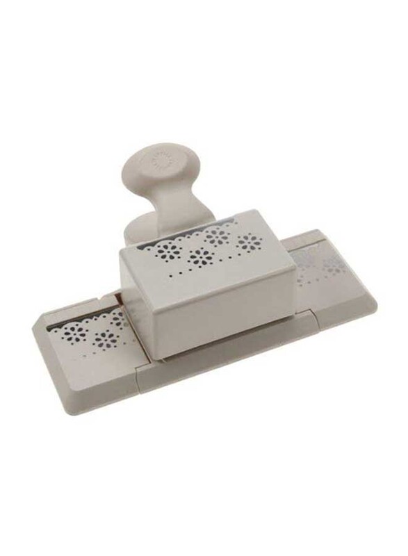 

Martha Stewart Blossom Eyelet Deep Edge Punch, Beige