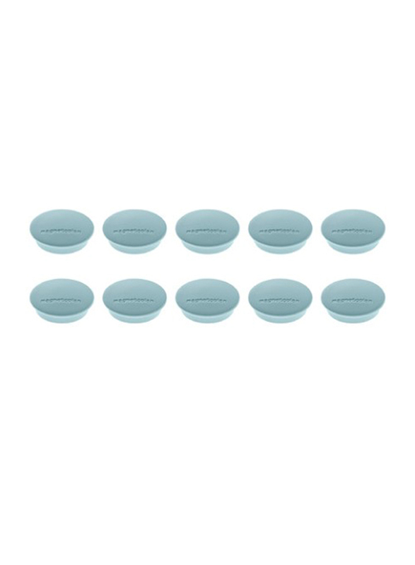 

Magnetoplan 34mm Discofix Junior Magnet, 10 Pieces, Blue