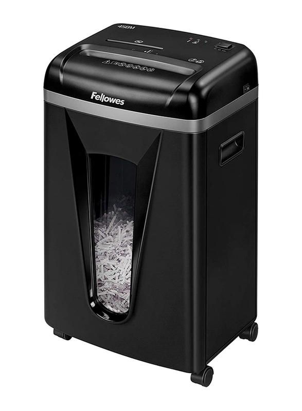 

Fellowes 450M Powershred Heavy Duty Micro Cut Paper Shredder, Black