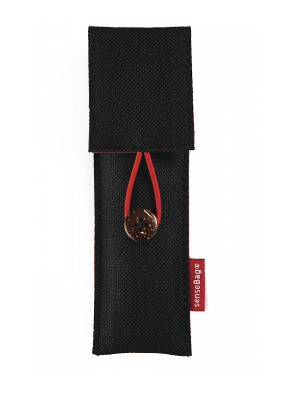 

Transotype Sense Bag Pen Case for 2 Pen, Black/Red