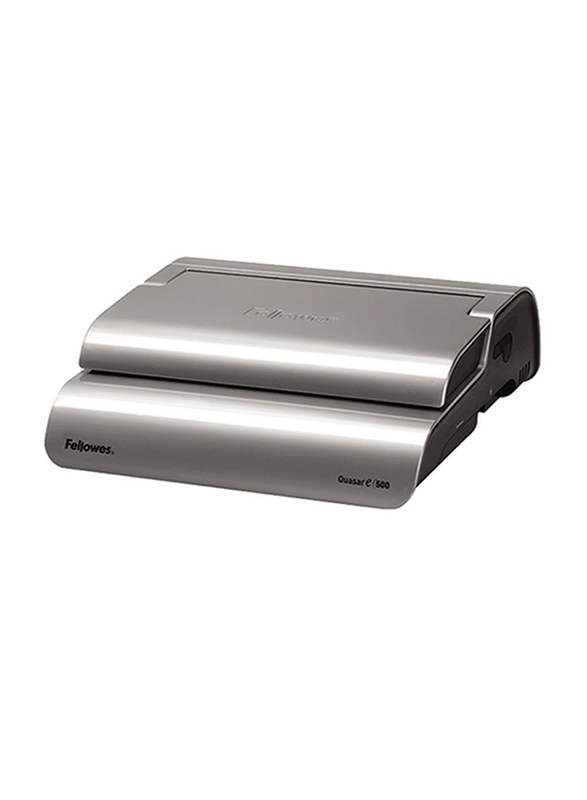 

Fellowes Quasar 500 E Medium Duty Electric Comb Binding Machine, Silver/Black