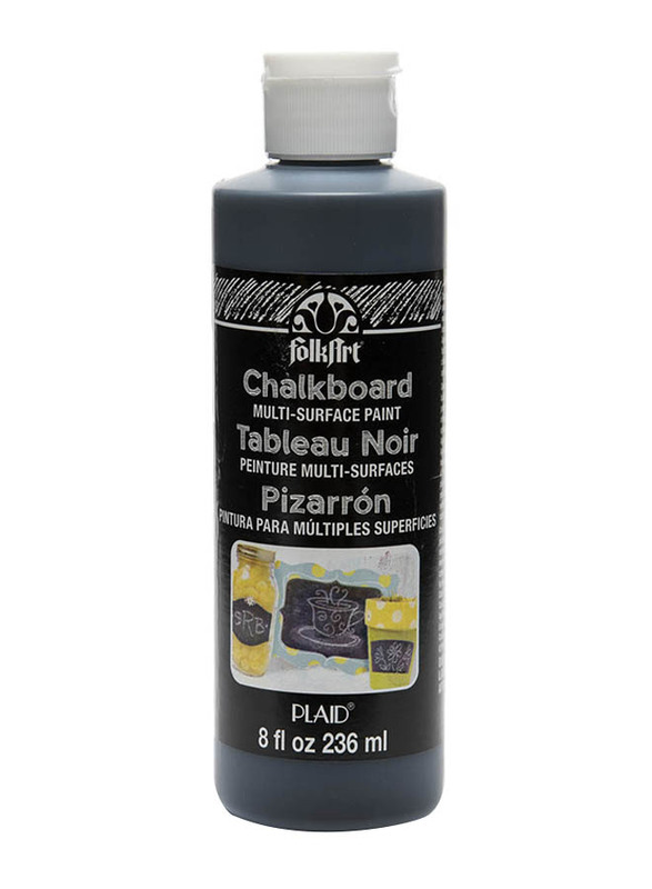 

Plaid Folkart Chalkboard Multi-Surface Paint, 236ml, Black