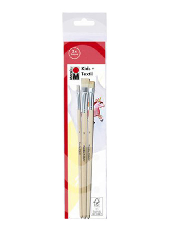 

Marabu Basics Brush Set, 3 Piece, Beige