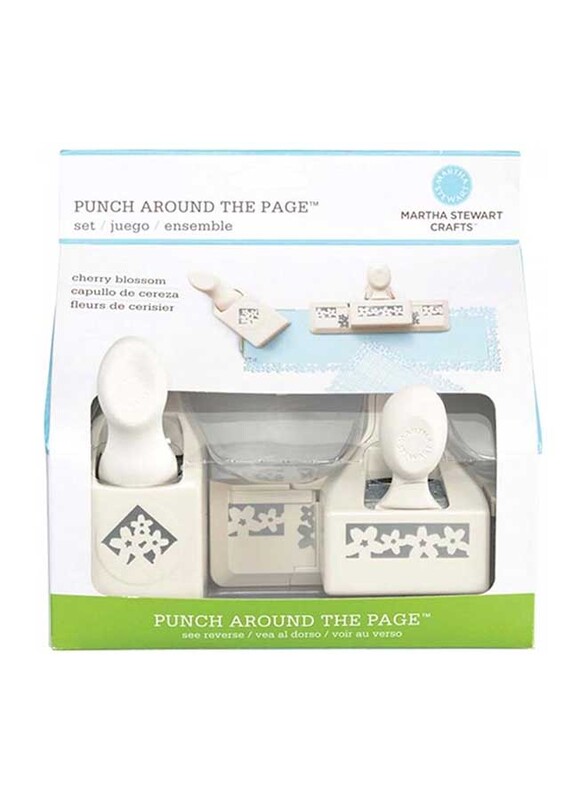 

Martha Stewart Vintage Doily Punch Around the Page Combo Set, 2 Pieces, Beige