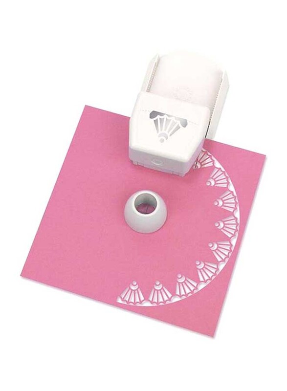 

Martha Stewart Deco Shell Circle Border Cartridge, Beige