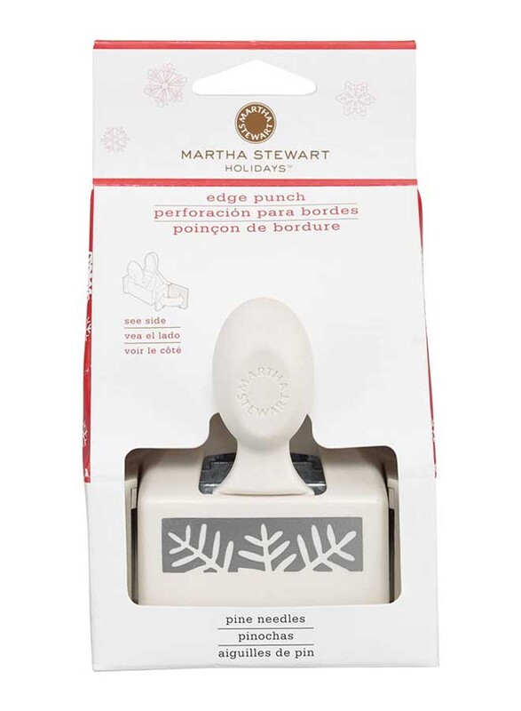 

Martha Stewart Pine Needles Edge Punch, Beige