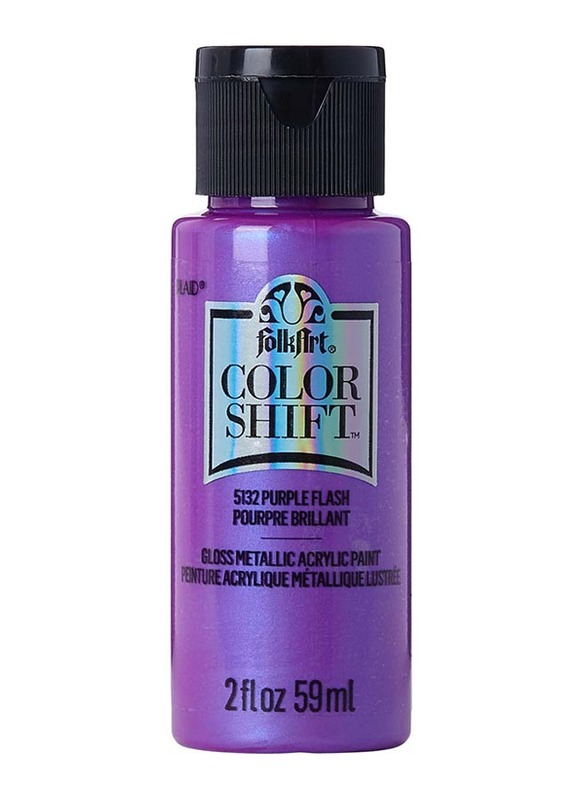 

Plaid FolkArt Colour Shift Acrylic Paints, 59ml, Purple Flash