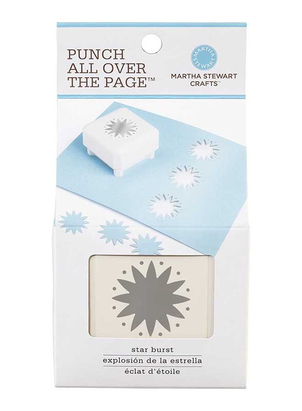 

Martha Stewart Star Burst Punch All Over the Page, Beige