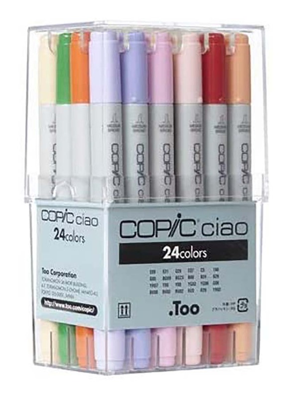 

Copic 24-Piece Ciao Set of Marker, Multicolour