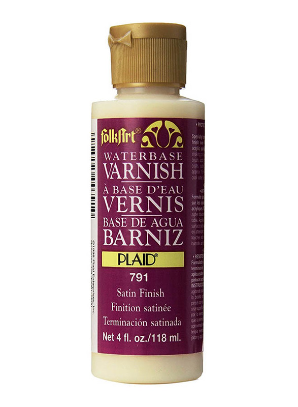 

Plaid Folkart Water base Varnish Finishes, 118ml, Purple