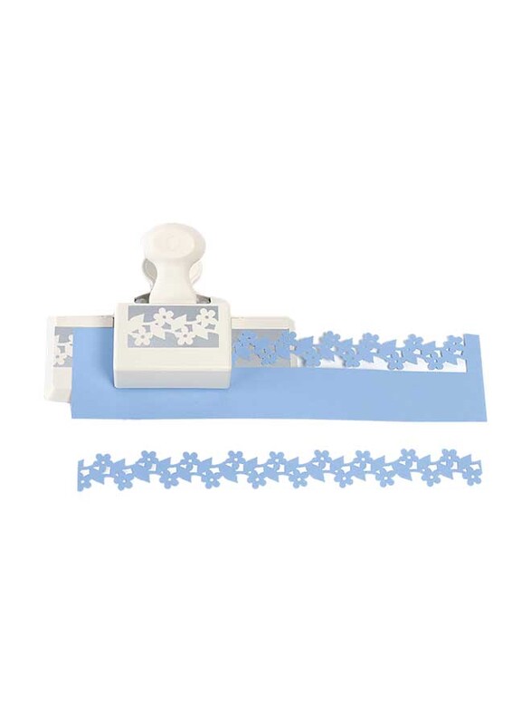 

Martha Stewart Blossom Trim Deep Double Edge Punch, Beige