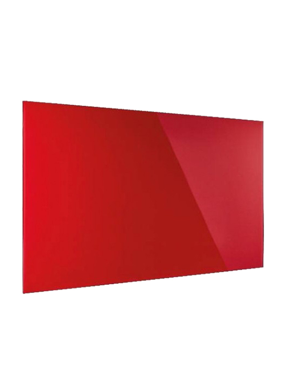 

Magnetoplan Design Magnetic Glassboard, 900mm x 1200mm, Red