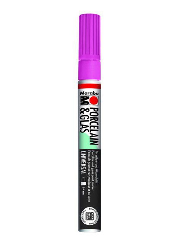 

Marabu Porcelain & Glas Paint Marker, 2-4mm, 033 Rose Pink
