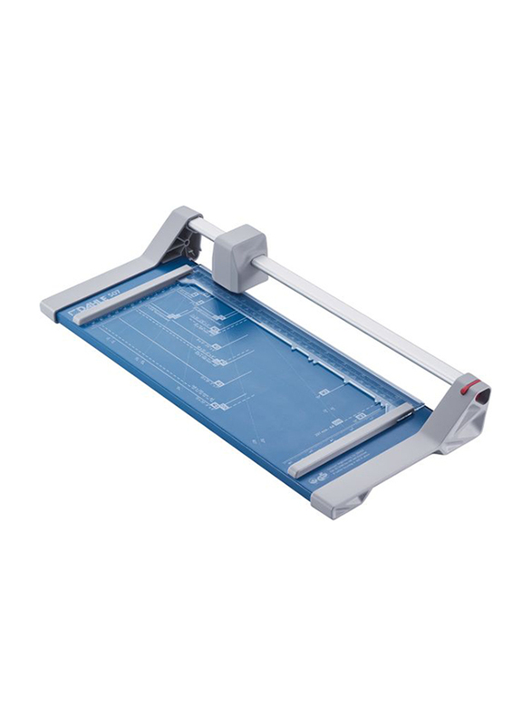 

Dahle 507 Personal Rotary A4 Size Paper Trimmer, Silver/Blue