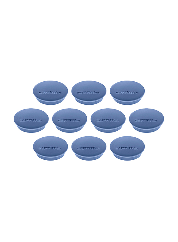 

Magnetoplan 40mm Discofix Magnet, 10 Pieces, Dark Blue