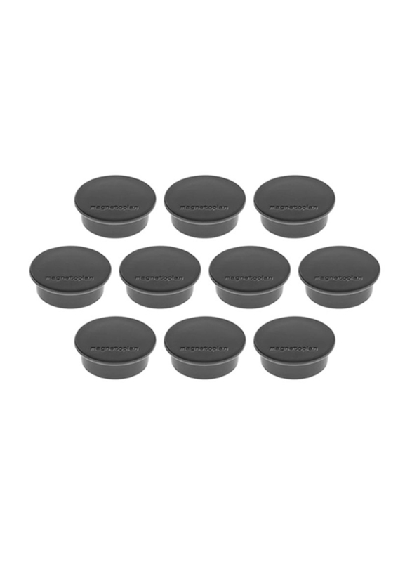 

Magnetoplan 20mm Discofix Models Mini Magnet, 10 Pieces, Black