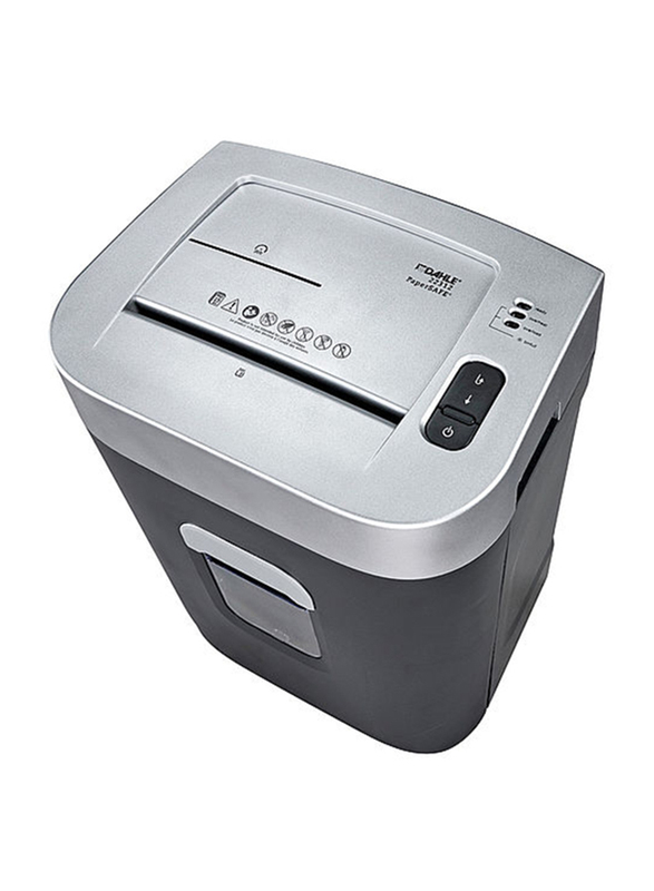 

Dahle 22312 PaperSAFE Security Level 4 Cross Cut Paper Shredder, Black/Silver