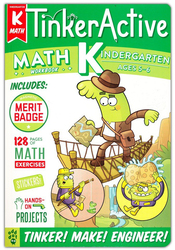 TinkerActive Workbooks: Kindergarten Math, Paperback Book, By: Nathalie Le Du