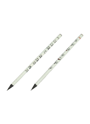 Adel 72-Piece Emoticons Black Wood Pencil Set, ALPE2061130624, White