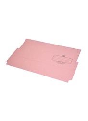 FIS Full Scape Document Wallet Set, 320GSM, 210 x 330mm, F/S Size, 50 Pieces, FSFF8PI, Pink
