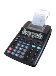 FIS 12-Digit 2-Color Printing Calculator, FSCACS-89B2, Black