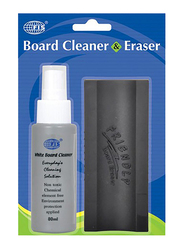 FIS Cleaner and White Board Duster Set, Black