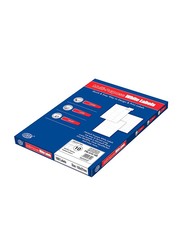 FIS Multipurpose Laser Labels, 105 x 57mm, 10 Stickers x 100 Sheets, A4 Size, FSLA10-100, White