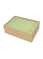FIS Square Cut Folders with Fastener, 320GSM, F/S Size, 50 Pieces, FSFF7FGR, Green