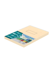 FIS Embossed 230 GSM Binding Sheet with Window, A4 Size, 50 Piece, FSBDE230WA4CR, Cream