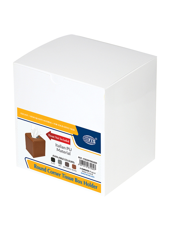 FIS Tea Coaster with Holder, FSDSTCOAST, Brown