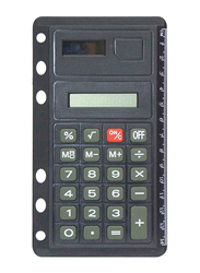 FIS 12 Digits Study Calculator, FSCACALCL54, Black