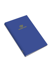 FIS Manuscript Notebook, 5mm Square Line, 5 Quire, 240 Sheets, F/S 210 X 330mm, FSMNFS5Q5MM, Blue